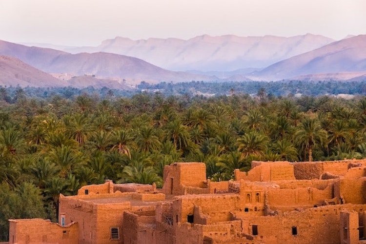 Agdz Mountains and Palm Groves